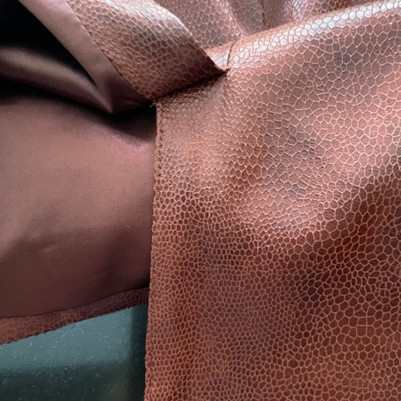 Chicos, faux brown leather, reptile pattern, size 0.5 - Picture 2 of 11